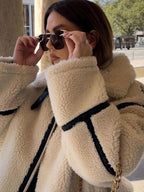 Giacca Teddy versatile per la moda moderna