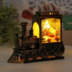 Lampada da treno vintage a lanterna a LED per Natale