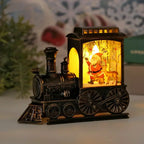 Lampada da treno vintage a lanterna a LED per Natale