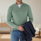 Herren V Ausschnitt Pullover Strickpullover Langarm Casual