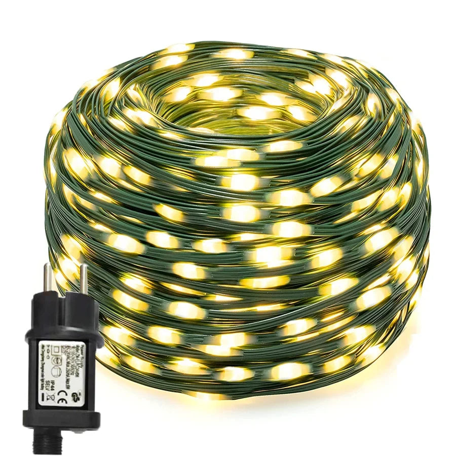 Luci natalizie per esterni a LED multicolore a corda
