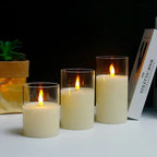Set di candele LED senza fiamma realistiche