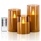 Set di candele LED senza fiamma realistiche