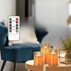 Set di candele LED senza fiamma realistiche