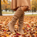 Stivali moda da donna con tacco largo