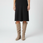 Stivali moda da donna con tacco largo