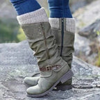 Stivali al ginocchio comfort di supporto da donna