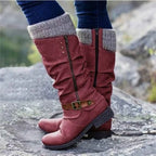 Stivali al ginocchio comfort di supporto da donna