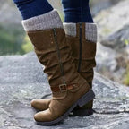 Stivali al ginocchio comfort di supporto da donna