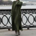 Abito lungo invernale casual da donna per uno stile accogliente