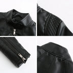 Giacca da moto chic edgy da donna per uno stile disinvolto