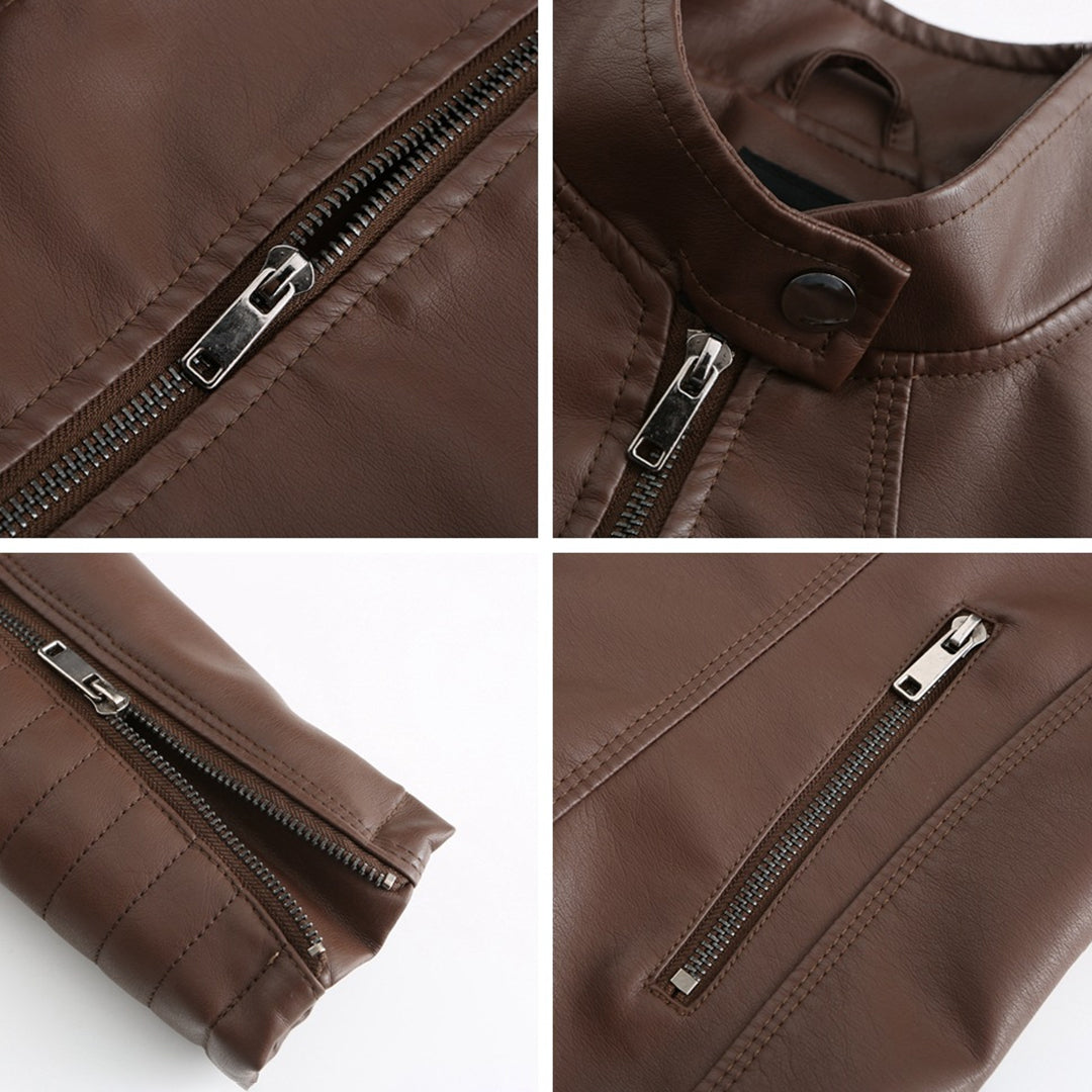 Giacca da moto chic edgy da donna per uno stile disinvolto
