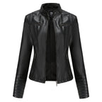 Giacca da moto chic edgy da donna per uno stile disinvolto