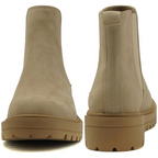 Stivaletti Chelsea chic con tacco basso da donna