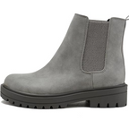 Stivaletti Chelsea chic con tacco basso da donna