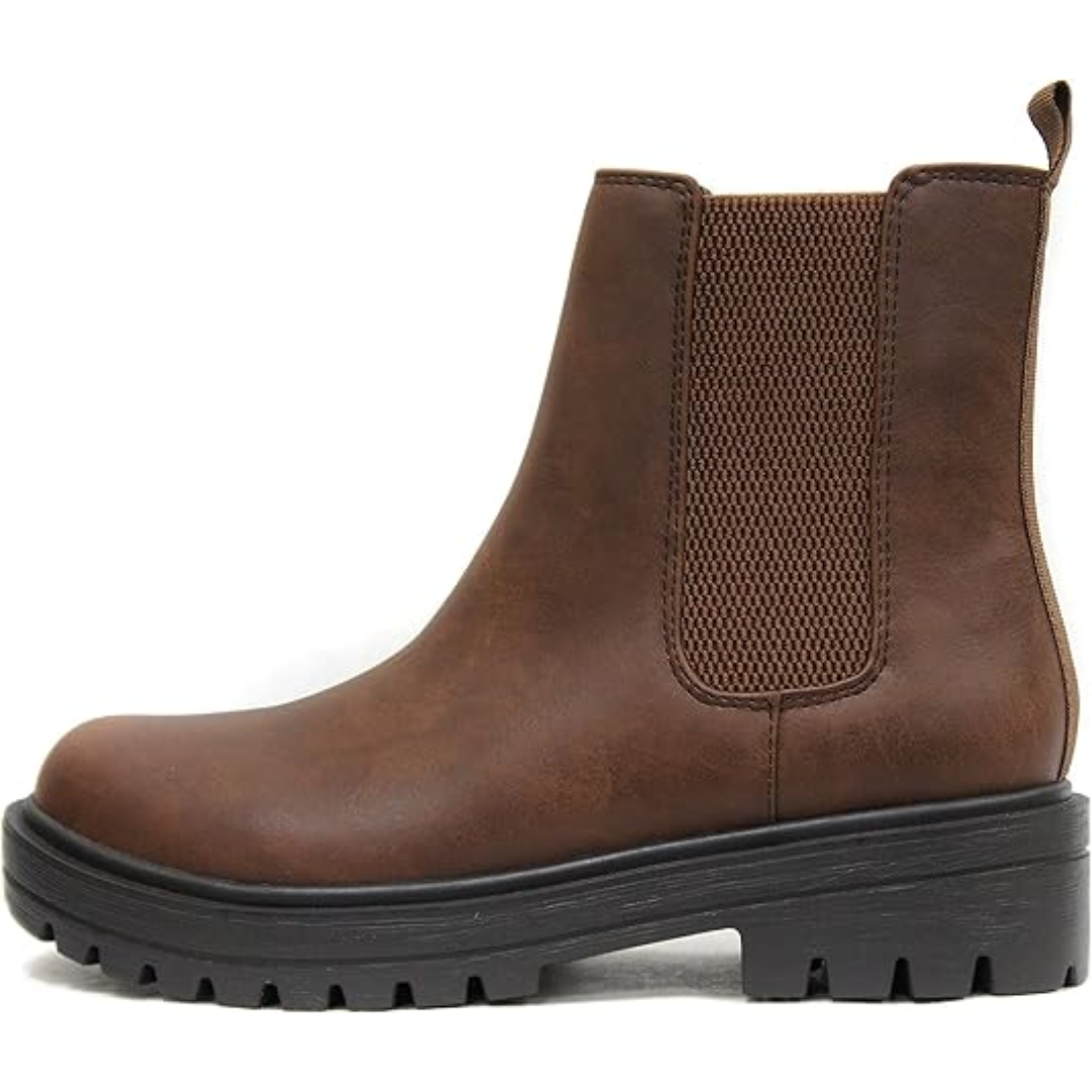 Stivaletti Chelsea chic con tacco basso da donna - Kailey