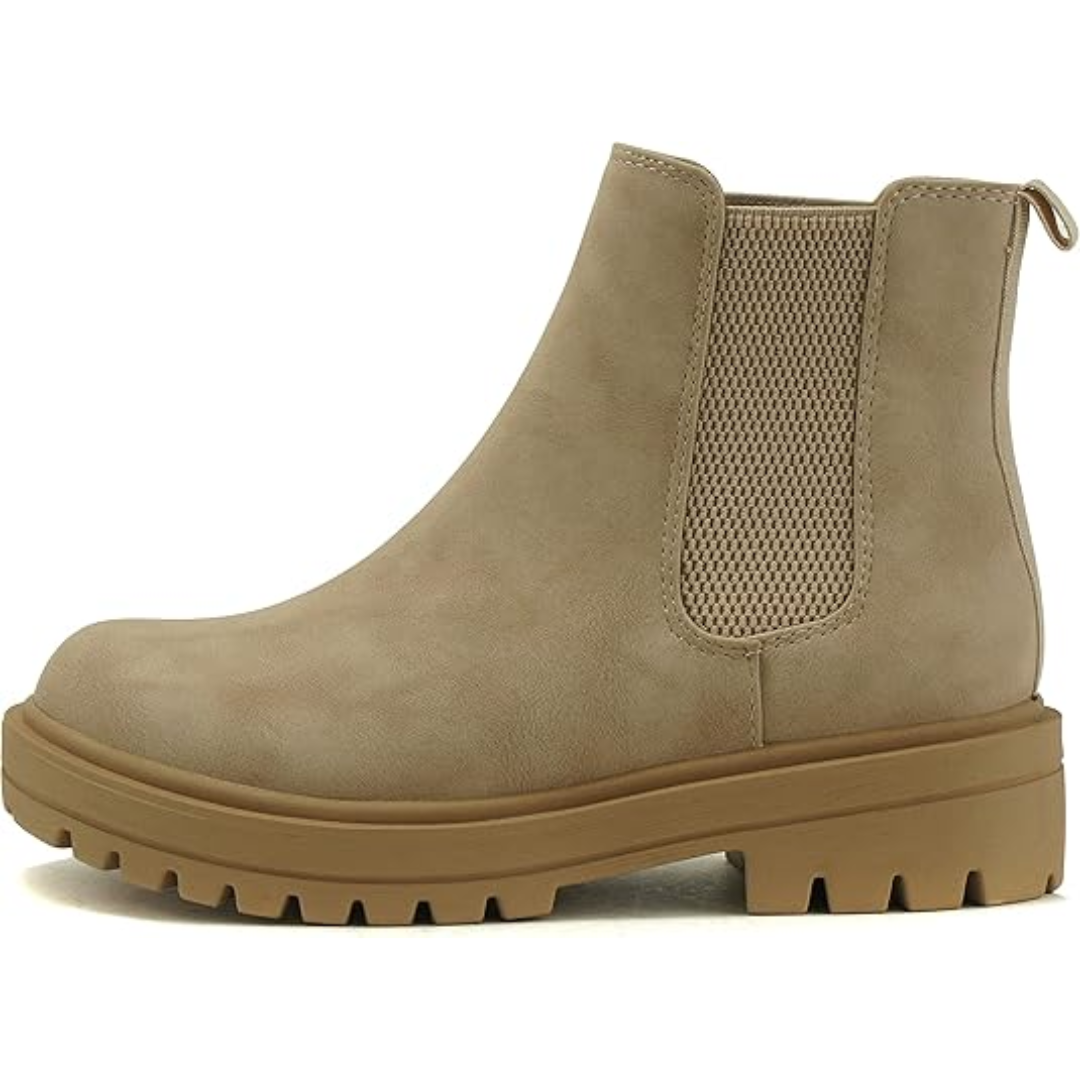 Stivaletti Chelsea chic con tacco basso da donna - Kailey
