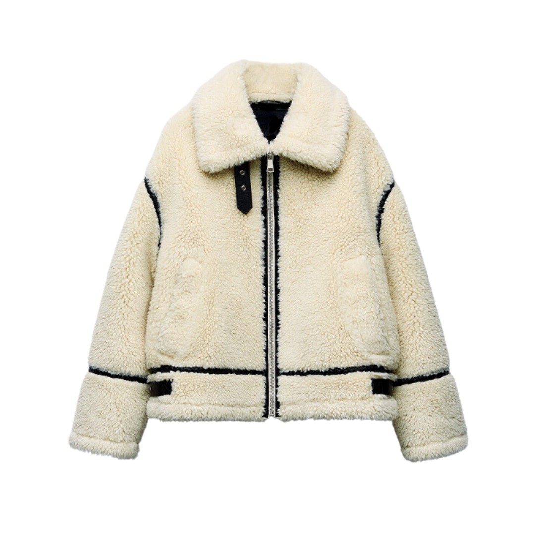 Giacca da aviatore oversize chic da donna