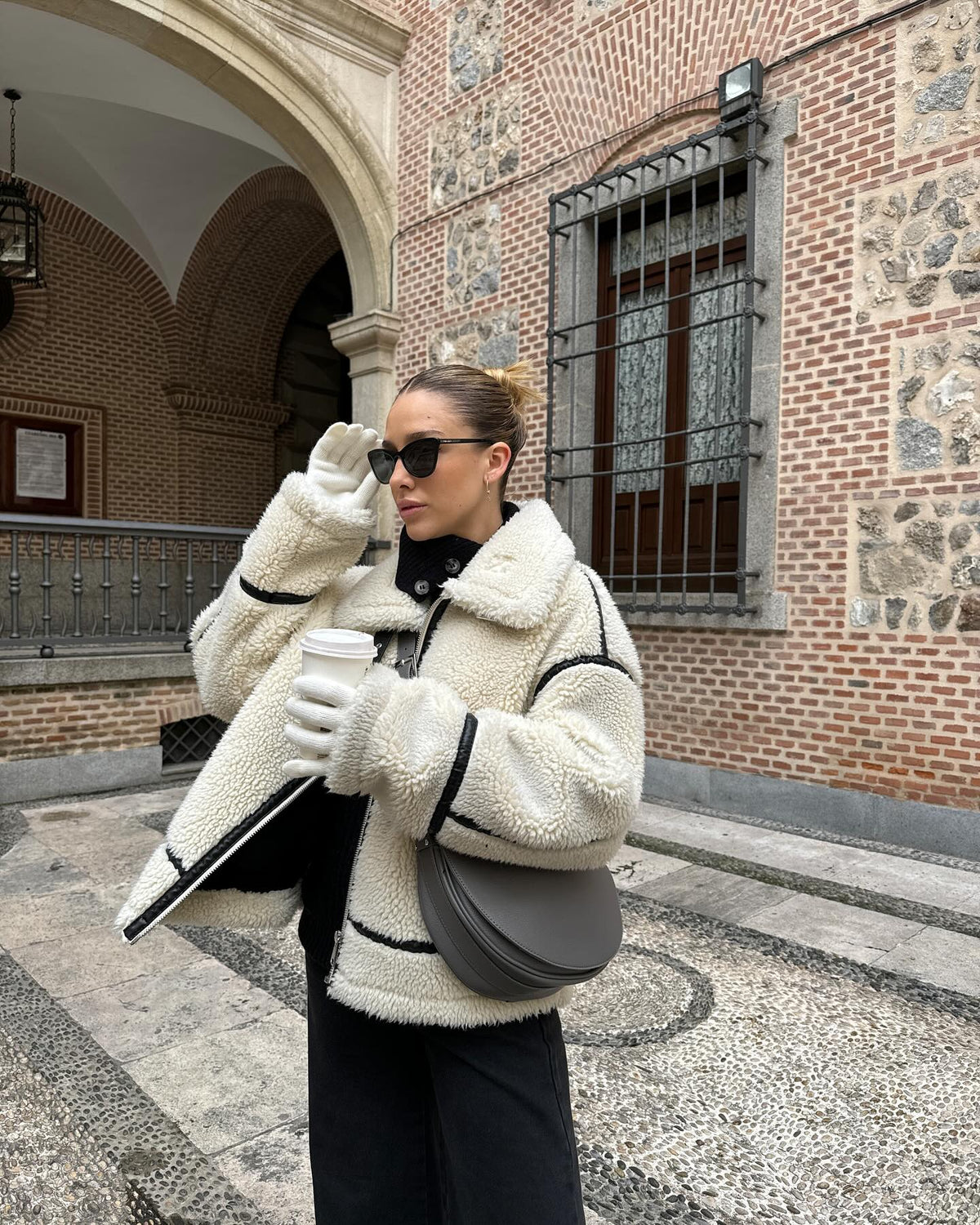 Giacca da aviatore oversize chic da donna