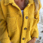 Cappotto corto da donna | Stile risvolto chic