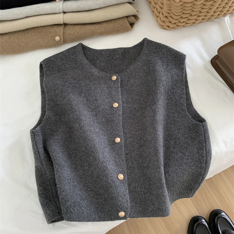 Gilet in maglia da donna