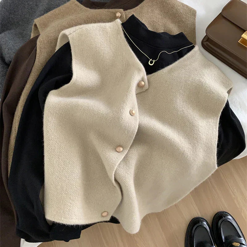 Gilet in maglia da donna