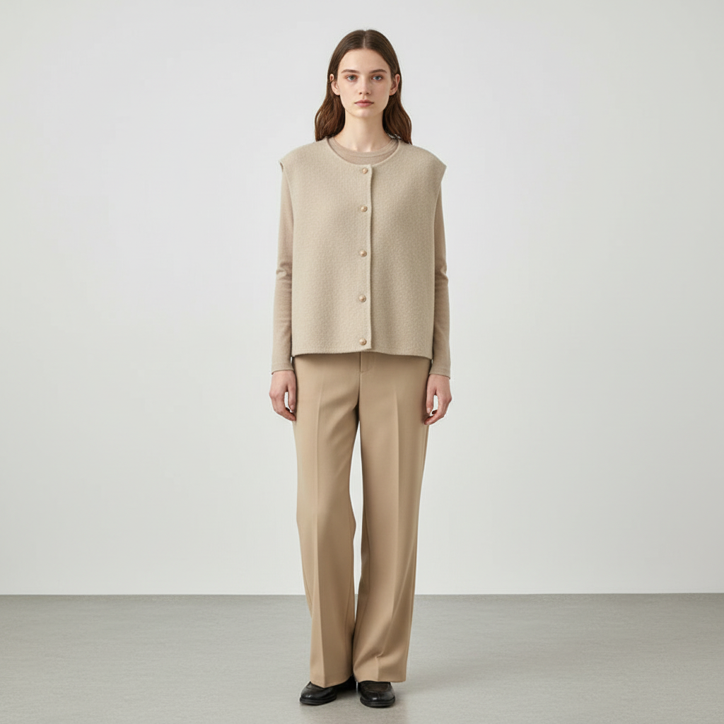 Gilet in maglia da donna