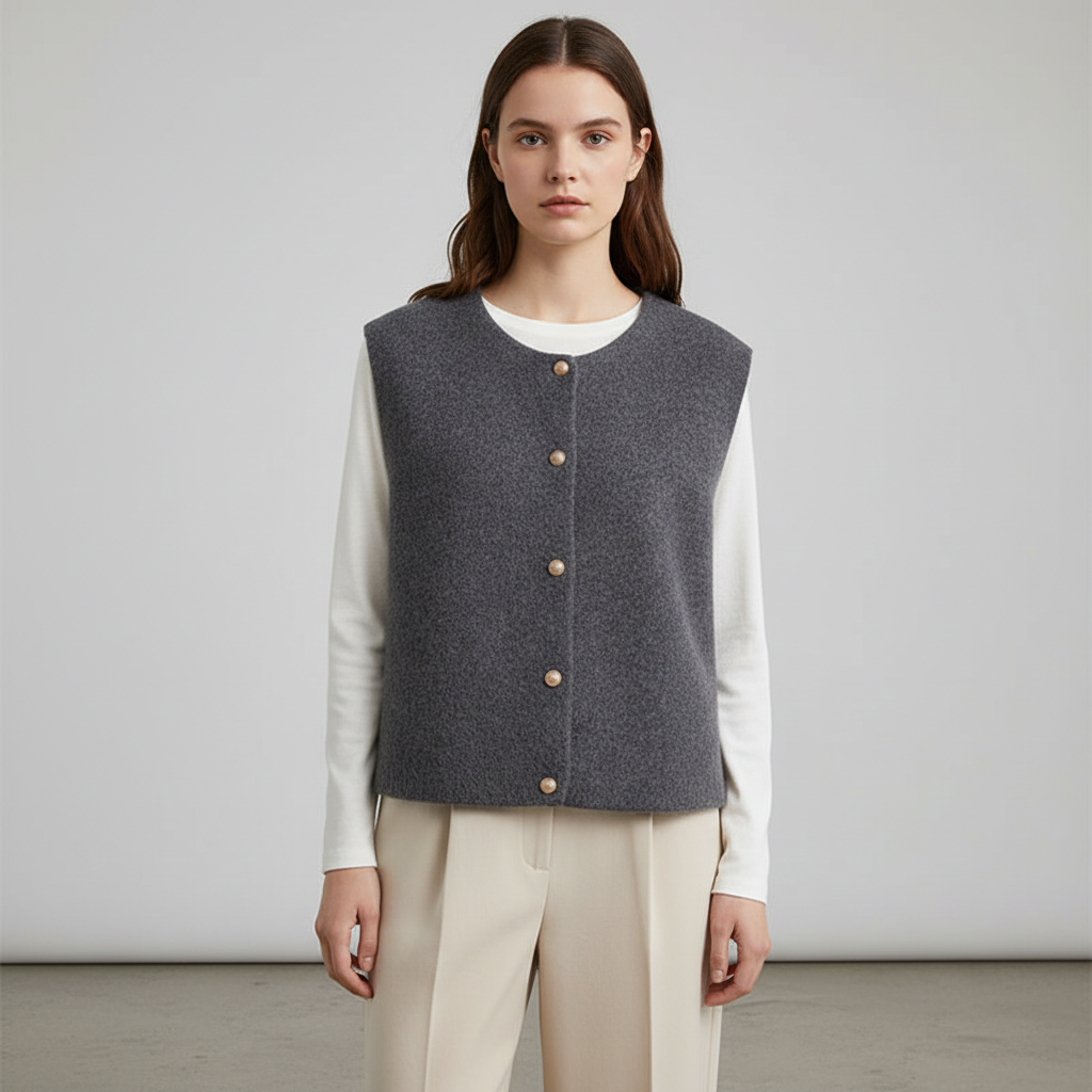 Gilet in maglia da donna