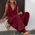 Tuta comoda e ampia da donna: stile versatile per tutti i giorni