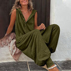 Tuta comoda e ampia da donna: stile versatile per tutti i giorni