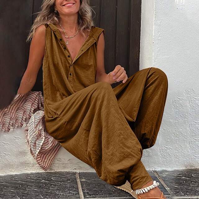 Tuta comoda e ampia da donna: stile versatile per tutti i giorni