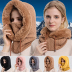 Sciarpa e cappello invernali 3 in 1 da donna: resta accogliente e chic