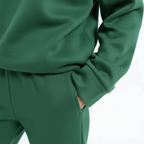 Comodo set da salotto con felpa con cappuccio e jogger in pile da donna