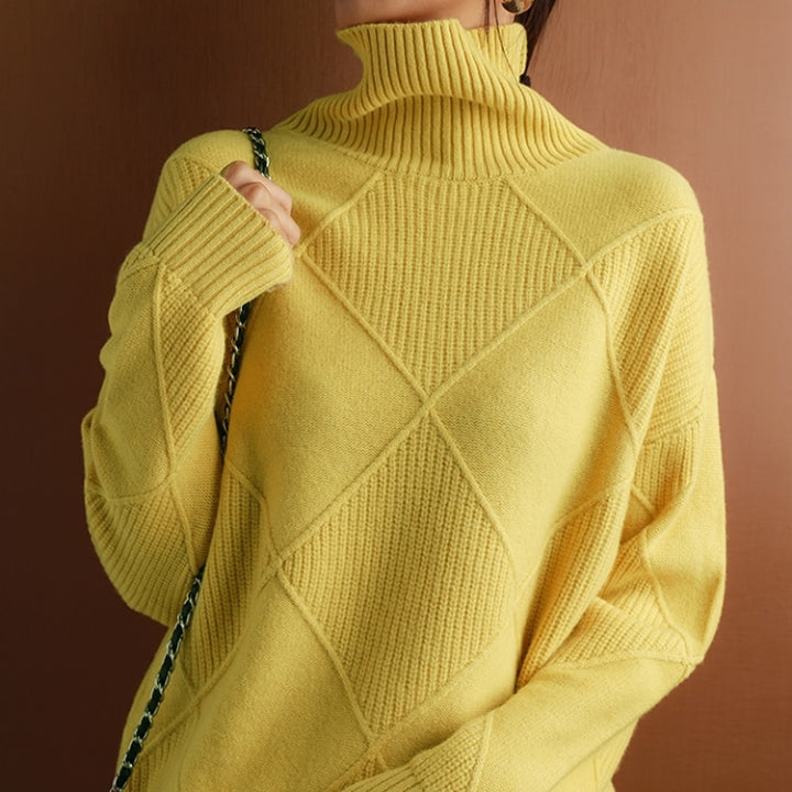 Maglione Dolcevita Morbido da Donna - Stile Senza Sforzo