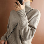 Maglione Dolcevita Morbido da Donna - Stile Senza Sforzo