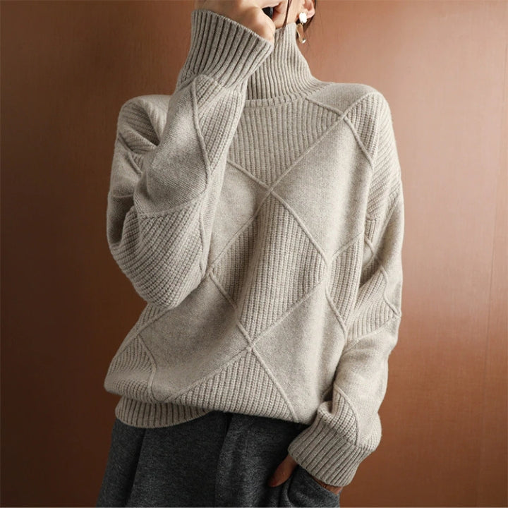Maglione Dolcevita Morbido da Donna - Stile Senza Sforzo
