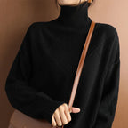 Maglione Dolcevita Morbido da Donna - Stile Senza Sforzo