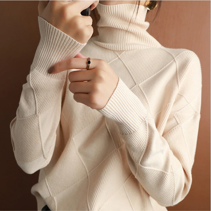 Maglione Dolcevita Morbido da Donna - Stile Senza Sforzo