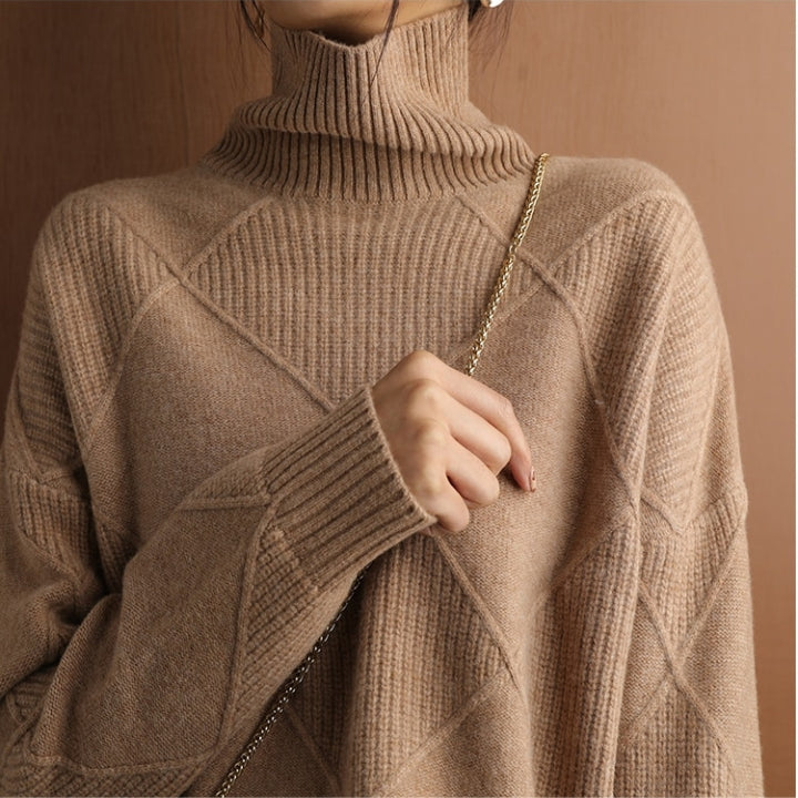 Maglione Dolcevita Morbido da Donna - Stile Senza Sforzo