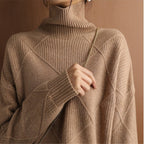 Maglione Dolcevita Morbido da Donna - Stile Senza Sforzo