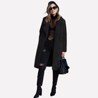 Cappotto Teddy lungo e accogliente da donna