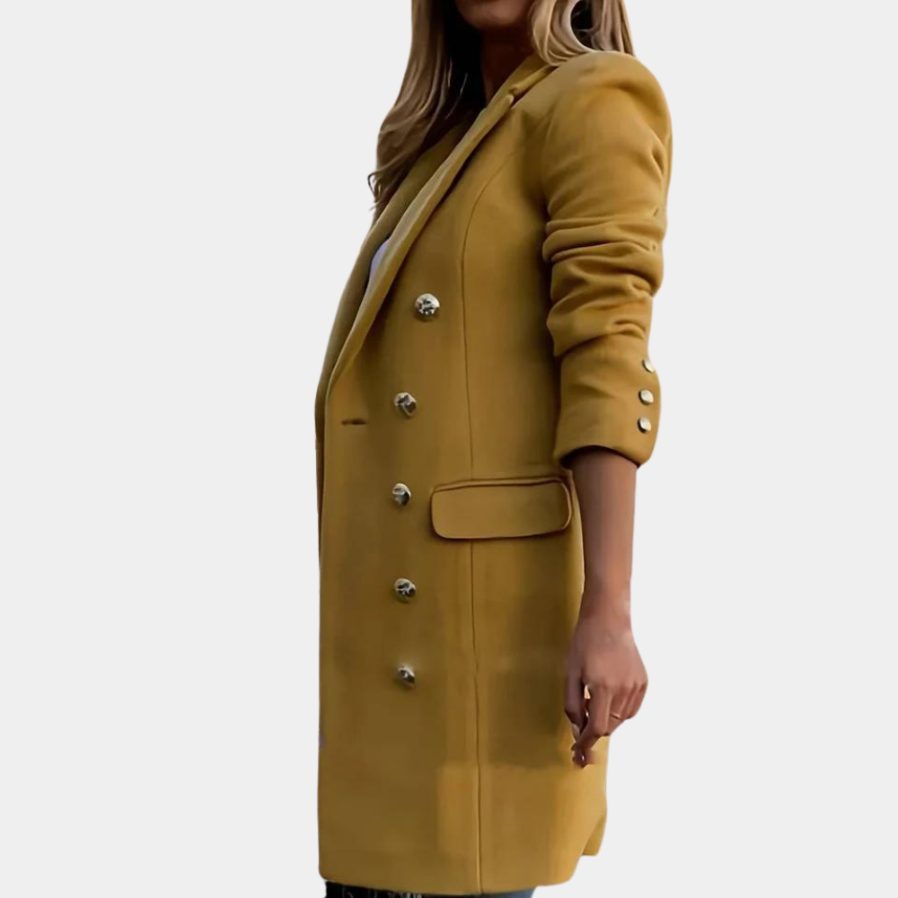 Trench doppiopetto da donna - Vestibilità elegante e aderente