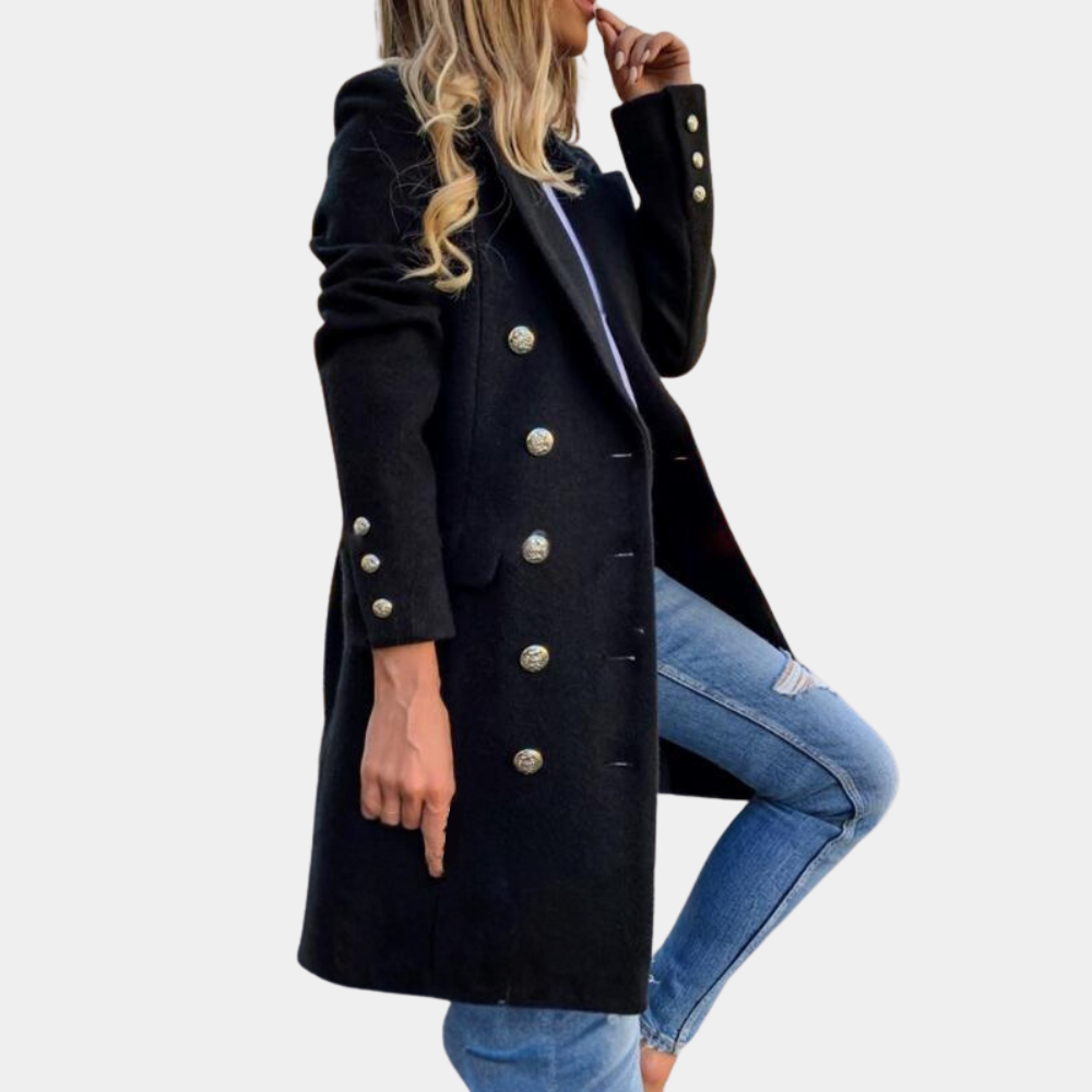 Trench doppiopetto da donna - Vestibilità elegante e aderente