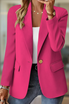 Giacca blazer sartoriale rilassata e senza sforzo da donna