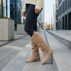 Stivali eleganti al ginocchio da donna: stile e comfort senza sforzo