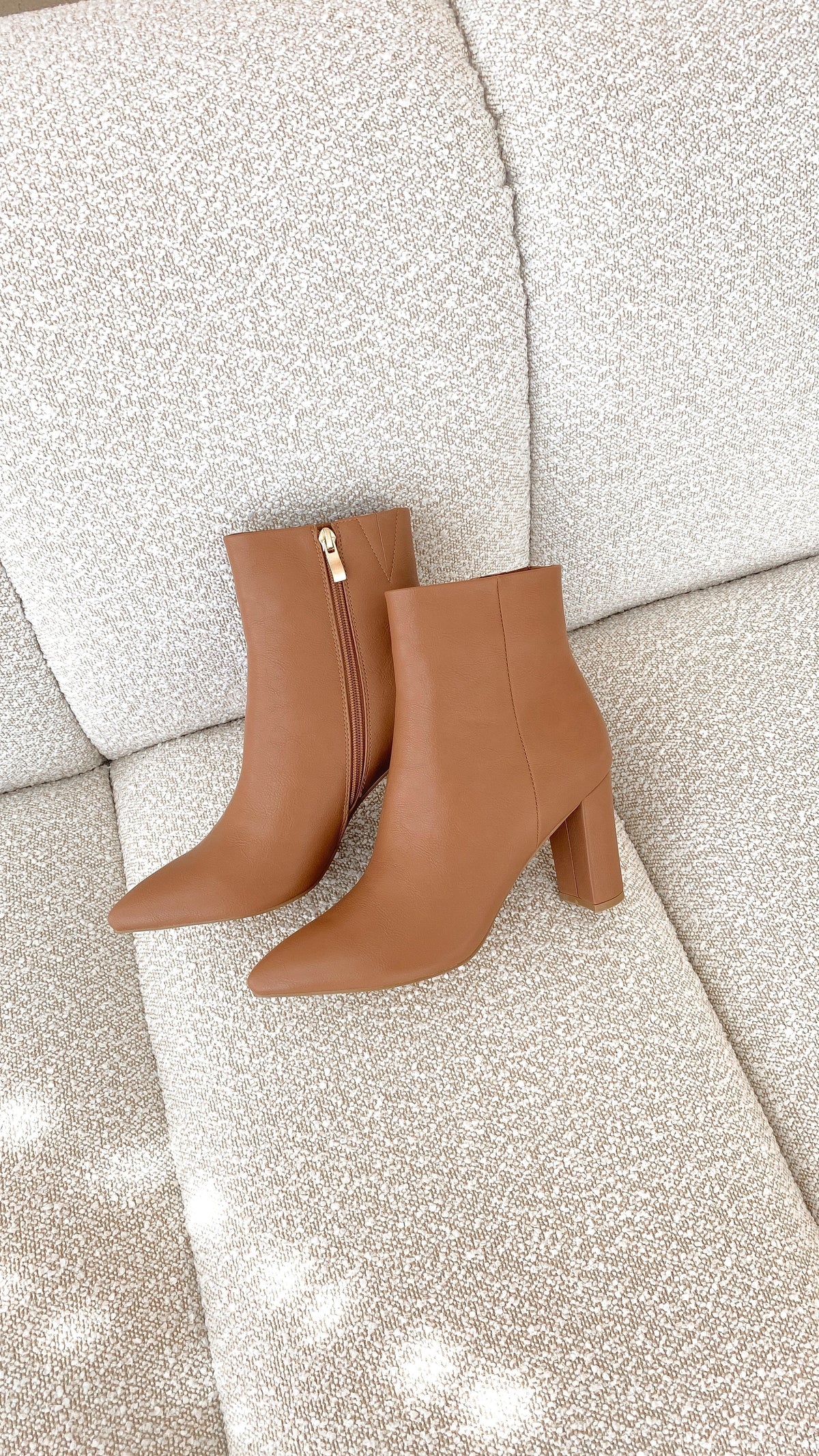 Stivaletti casual da donna | Stile con tacco largo e punta appuntita