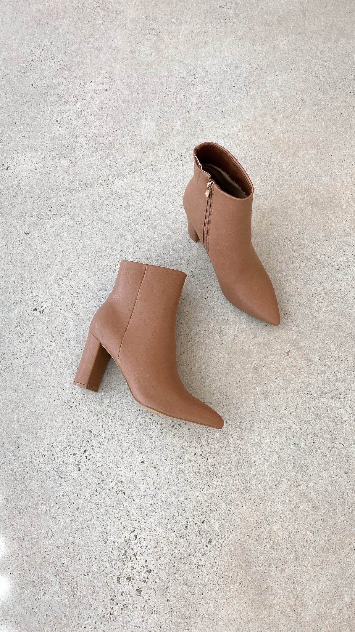Stivaletti casual da donna | Stile con tacco largo e punta appuntita