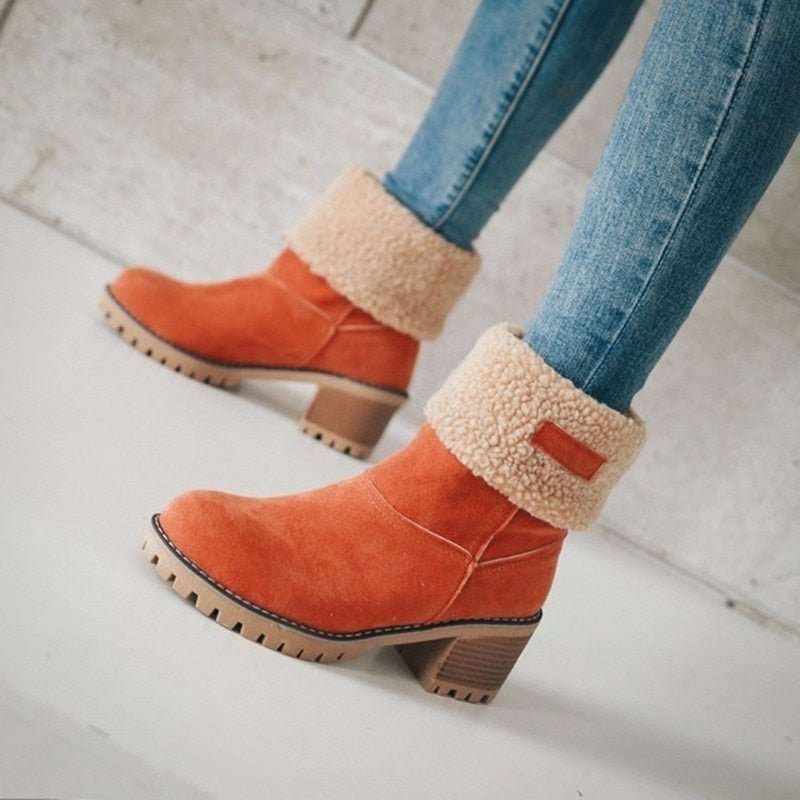 Stivaletti invernali isolati FrostStep da donna con tacco