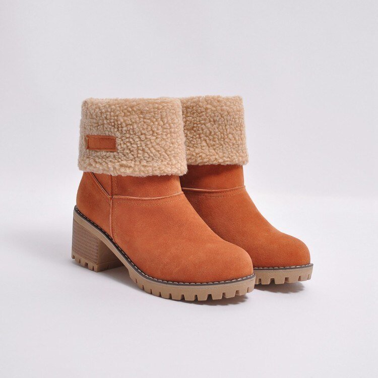 Stivaletti invernali isolati FrostStep da donna con tacco