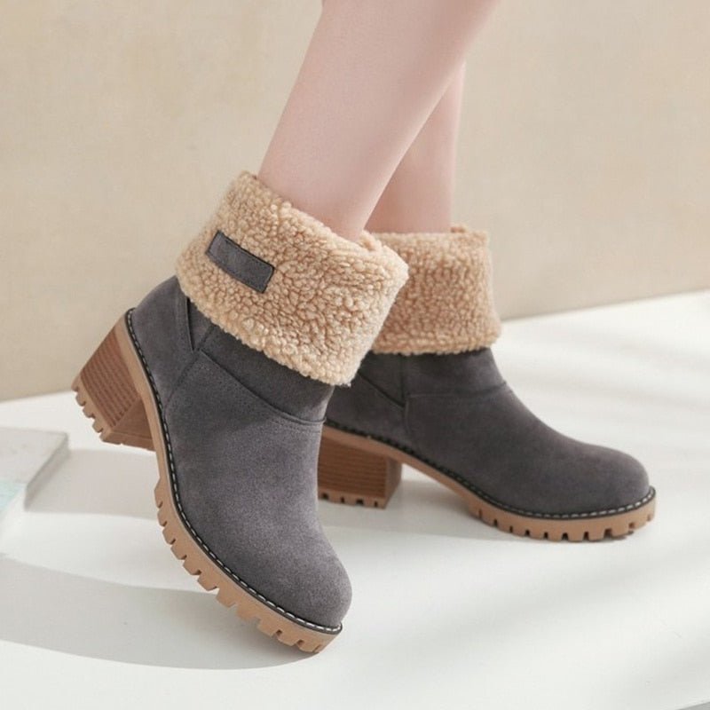 Stivaletti invernali isolati FrostStep da donna con tacco